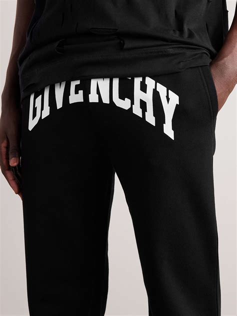 givenchy tape logo sweatpants|GIVENCHY Tapered Logo.